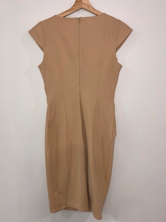Topshop V-Neck Draped Midi Dress - Picture 2 of 2